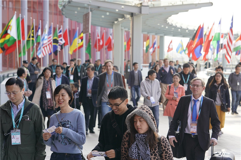 Delegates to the China International Import Expo